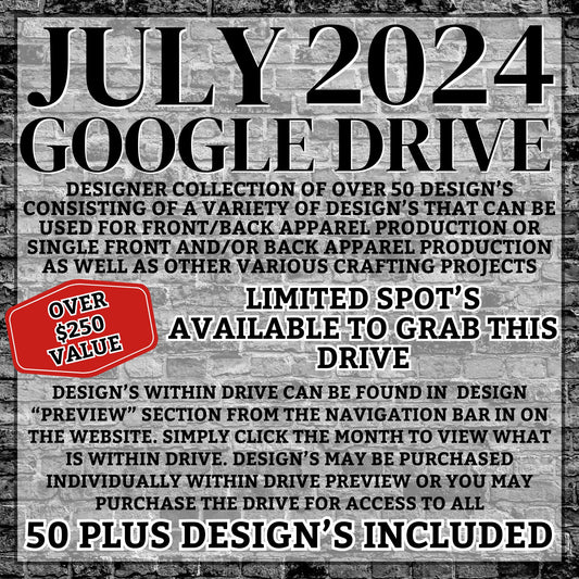 "JULY 2024" GOOGLE DRIVE ACCESS - DESIGNER COLLECTION OF PNG DIGITAL DOWNLOADS